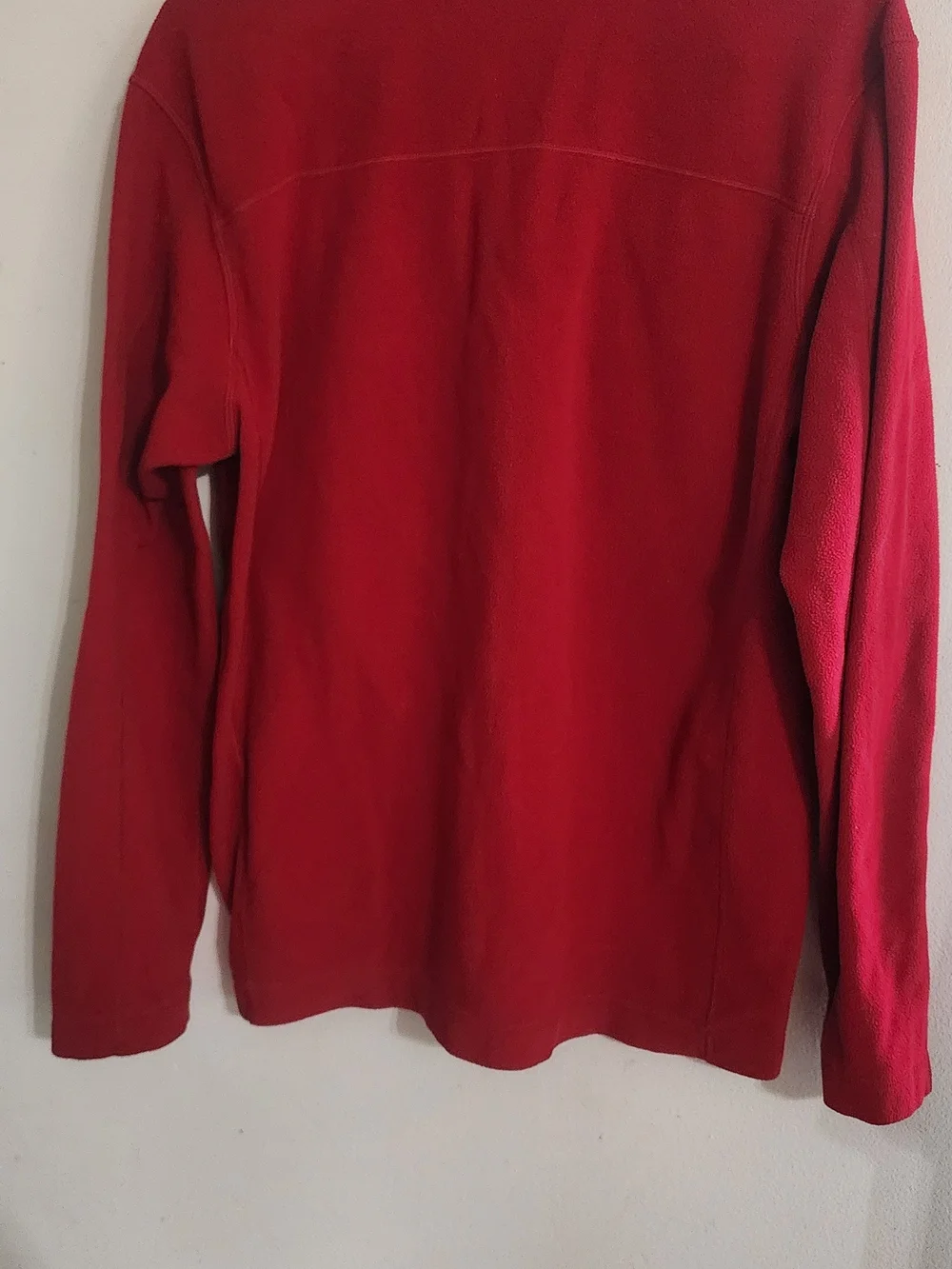 Patagonia Red Synchilla Micro Snap-T Fleece 1/4 Zip Pullover Size L